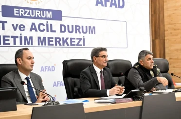 Vali Aydın Baruş başkanlığında, afet ve acil durum toplantısı yapıldı 