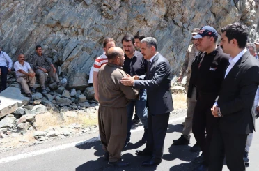 Vali Ekici, Habur Çayı’ndaki arama çalışmalarını yerinde inceledi 