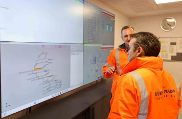 Vali Sözer, altın madeninde inceleme yaptı 