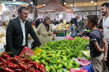 Vali Sözer esnafın ve vatandaşın nabzını tuttu 