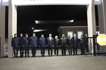 Vali Taşolar, görev başındaki ekiplerin yeni yılını kutladı 