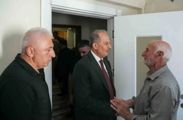 Vali Taşyapan’dan Yüksel Işık’ın kayınpederine taziye ziyareti 