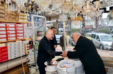 Vali Varol’dan Kahta esnafına moral ziyareti 