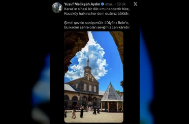 Vali Yardımcısı Aydın, Diyarbakır’a hizmetini kendine has satırlarla duyurdu 
