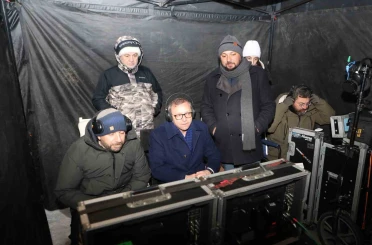 Vali Ziya Polat’tan "Veliaht" dizisi setine ziyaret 