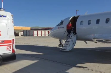 Van ve Muş’tan iki bebek ambulans uçakla İstanbul’a sevk edildi 