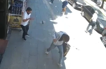 Van’da korku dolu anlar: Saniyelerle kurtuldular 