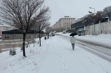 Van’da mart ayı kapıdan baktırdı: Kar yağışı ulaşımı durdurdu 