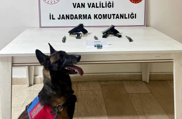 Van’da ruhsatsız tabanca ele geçirildi 