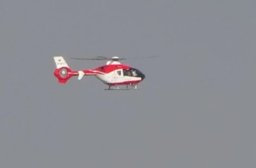 Van’dan Gaziantep’e helikopter ambulansla hasta nakli 