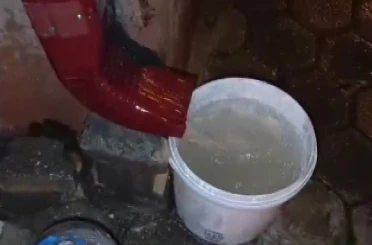 Velilerden ani su kesintisine tepki 