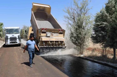 Viranşehir’de 9 kilometrelik grup yolu yenilendi 