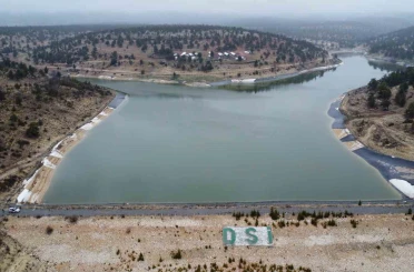 Yağışlarla dolan gölet, binlerce dönüm sulanmadan tekrar boşalacak 