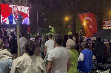 Yağmura rağmen büyük heyecan 