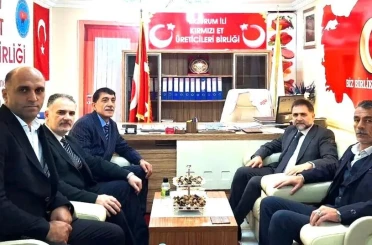 Yakutiye Belediye Başkanı Uçar, Kırmızı Et Üreticileri Birliği’ni ziyaret etti 