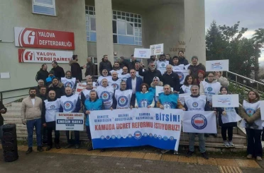 Yalova’da kamuda ücret eşitsizliğine dikkati çektiler 