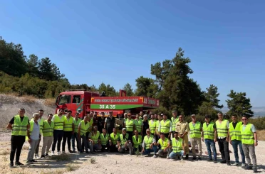 Yangın riskine karşı kamu personelinden büyük fedakarlık 