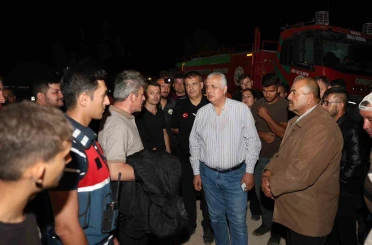 Yangın yaklaşık 1 hektarlık alanda etkili oldu 