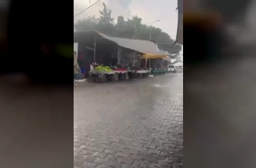Yatağan’da sağanak yağış etkili oldu 