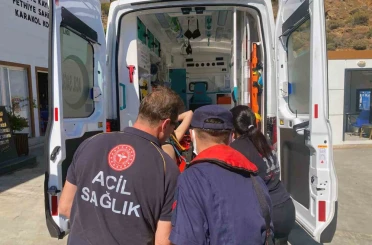 Yatta yaralanan vatandaşa Sahil Güvenlik’ten tıbbi tahliye 