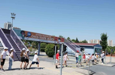 Yaz dönemi çocuk trafik eğitimleri başladı 