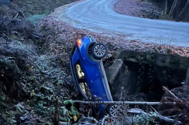 Yedigöller yolunda ölümden döndüler 
