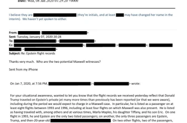 Yeni Epstein belgeleri yayınlandı: Trump, Epstein’ın özel jetinde defalarca uçmuş 