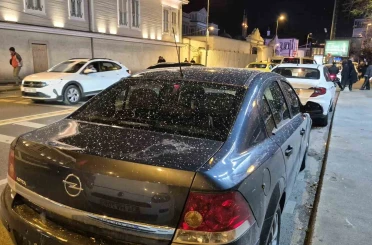 Yeni yılda Ortaköy’de kar yağışı başladı 