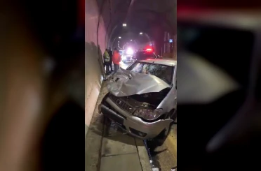 Yeni Zigana Tüneli’nde kaza: 2 yaralı 
