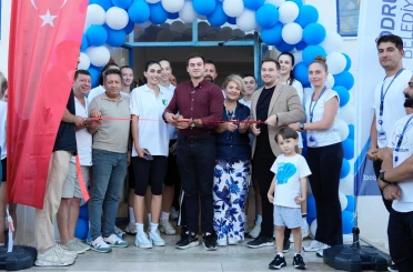 Yenilenen fitness merkezi hizmete açıldı 