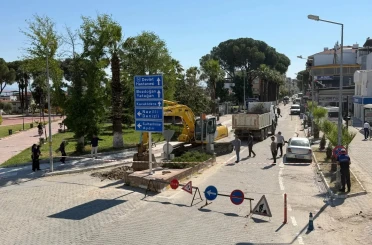 Yenipazar’da asfalt çalışmaları sürüyor 