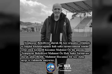 Yenipazar’da halı saha turnuvasına Mahmut Öz’ün ismi verildi 