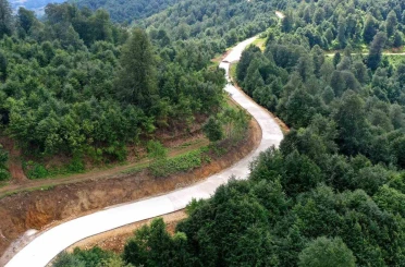 Yeşil Yol’da beton yol çalışmaları sürüyor 