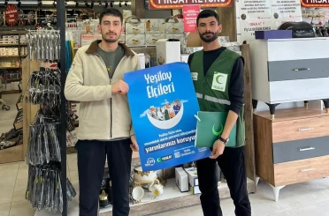 Yeşilay gönüllülerinden bağımlılıkla mücadele çalışması 