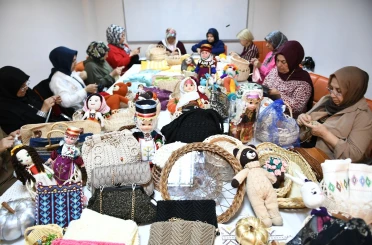 Yeşilyurt’ta el emeği ürünler ekonomiye dönüşüyor 