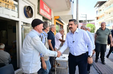 Yıldırım Belediye Başkanı Oktay Yılmaz, Çiçek Caddesi esnafıyla buluştu 