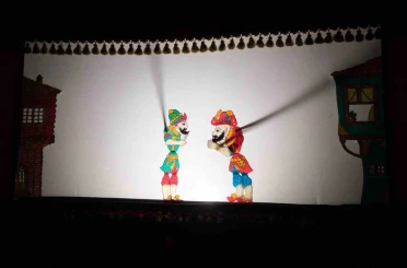 Yıldırımlı çocuklar Hacivat Ve Karagözle buluştu 