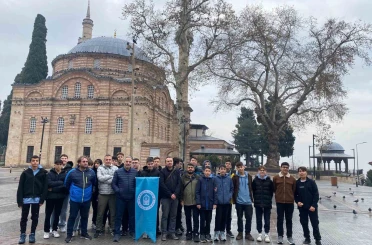 Yıldırımlı gençlerden tarihi yolculuk 