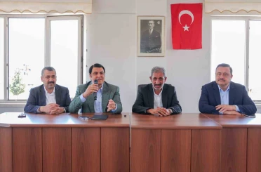 Yılmaz, fıstıkçılar sitesi esnafıyla buluştu 