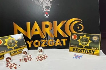 Yozgat’ta 192 adet uyuşturucu hap ele geçirildi 