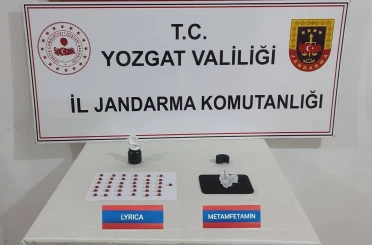 Yozgat’ta sentetik ecza hap ve metamfetamin ele geçirildi 