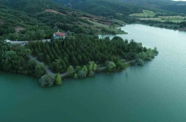 Yozgat’ta yeşilin her tonu saklı güzellik Pelitli Göl’de 