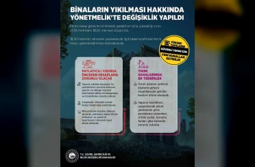 Yüksek yapıların güvenli yıkımı için yeni kurallar getirildi 