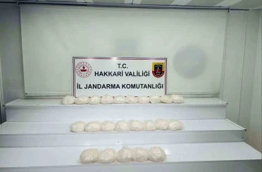 Yüksekova’da 22 kilo metamfetamin ele geçirildi 