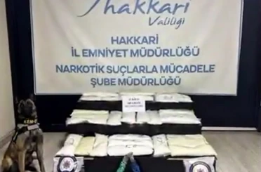 Yüksekova’da 63 kilo metamfetamin ele geçirildi 