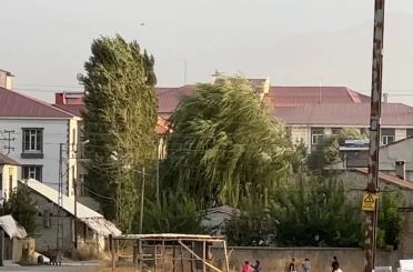 Yüksekova’da şiddetli rüzgar hayatı olumsuz etkiledi 