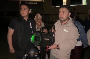 Yüksekovalılardan gökyüzü gözlem etkinliğine yoğun ilgi 