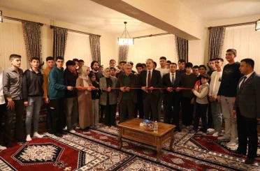 Yunus Emre Anadolu Lisesi Pansiyonu’nda ’İbrahim Eroğlu Erdem-Değer-Eylem Salonu’ açıldı 