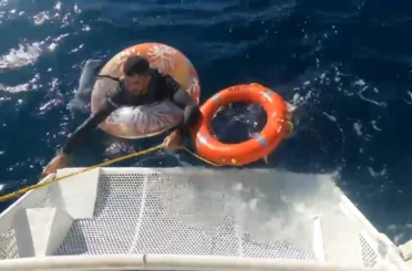 Yüzerek Yunanistan’a geçmeye çalışan düzensiz göçmen yakalandı 