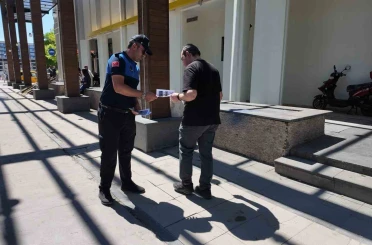 Zabıtadan çevre duyarlılığı çalışması